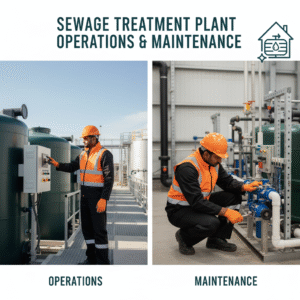 sewage treatment plant operations and maintenance