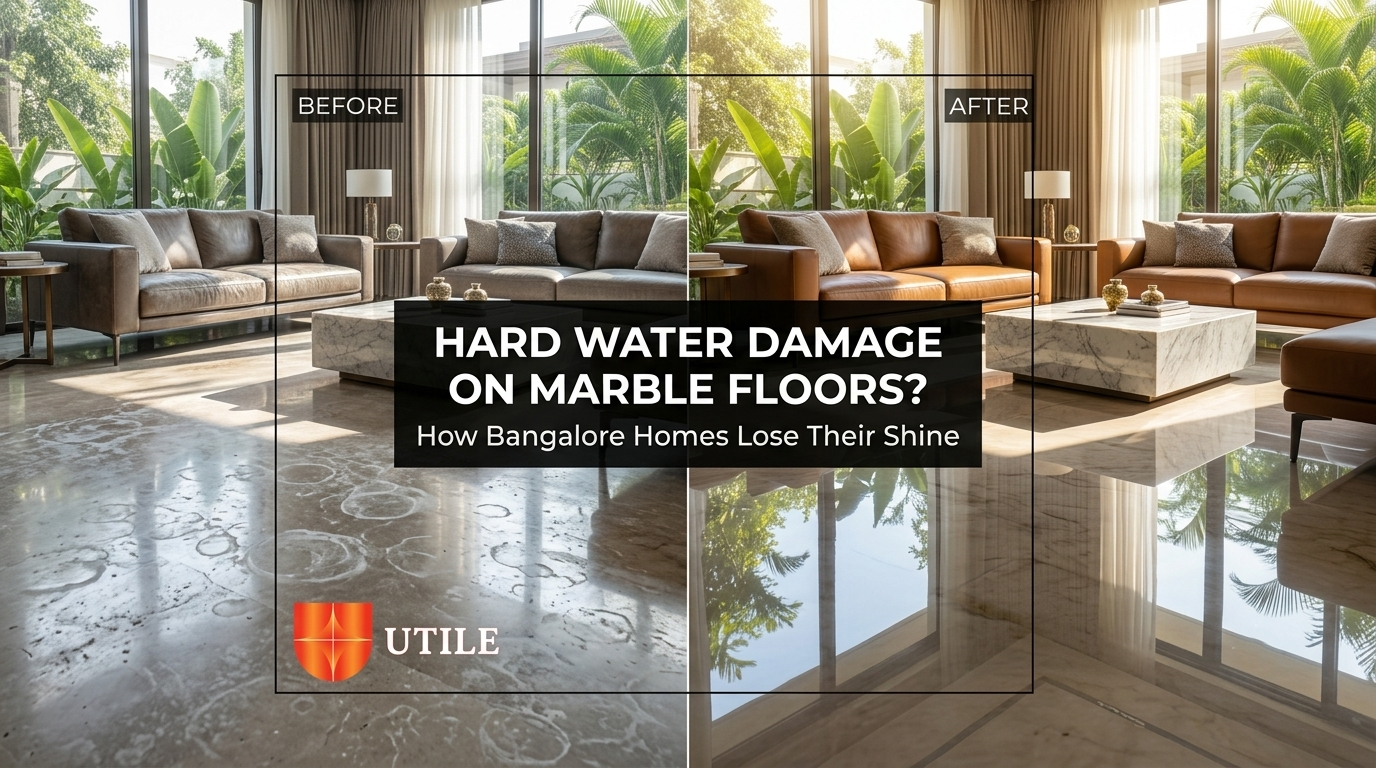 Hard Water Is Slowly Damaging Marble Floors in Bangalore Homes